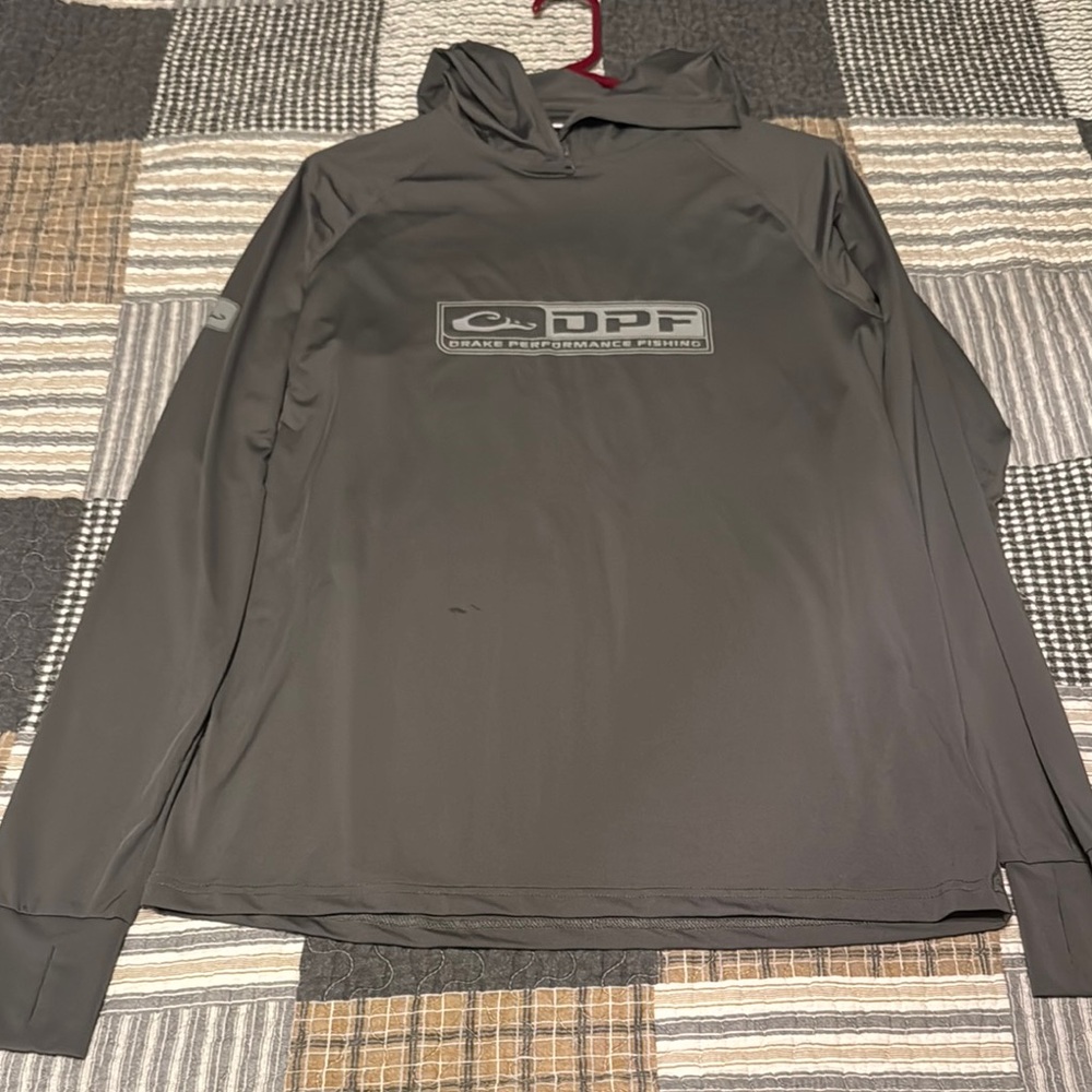DPF Gray Long Sleeve Hoodie